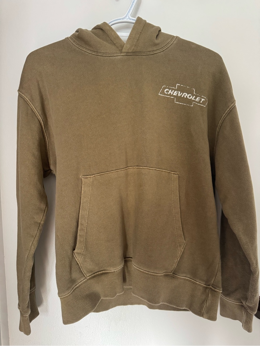 Zara kids Crewneck Hoodie in Olive